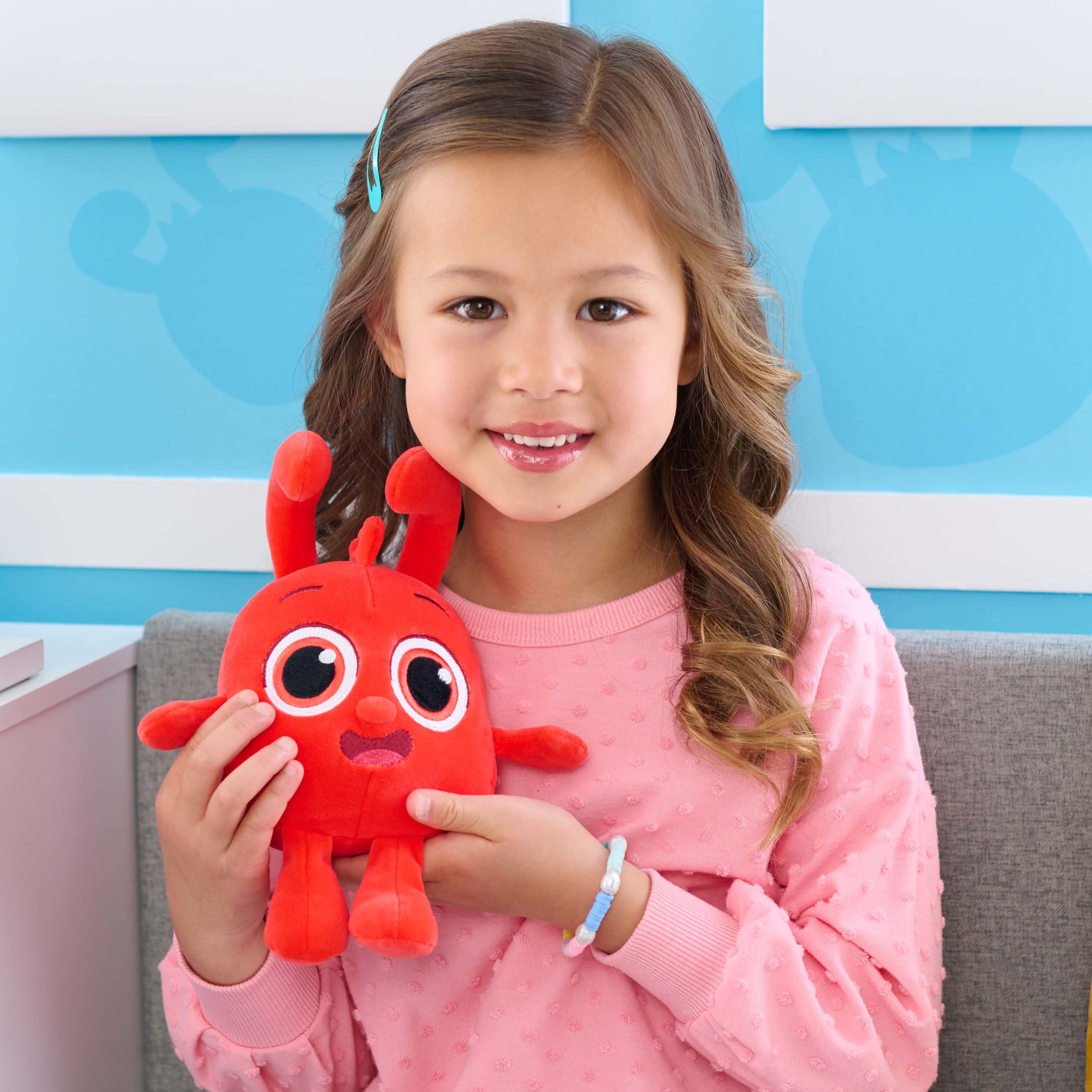 Morphle Talking 10-inch Plush Stuffed Animal , Red, Monster Baby and Toddler Toys for Kids Ages 3 and up