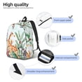 thumbnail image 4 of Honeii Animals-1 Print Canvas College Laptop Backpack, Durable Rucksack Travel Notebook Bag School Backpack Book Bag for Men Women-Small, 4 of 7