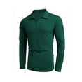 thumbnail image 3 of COOFANDY Men's 2 Piece Sweatsuits Quarter Zip Athletic Polo Tracksuit Casual Running Jogging Sport Suit Sets, 3 of 5