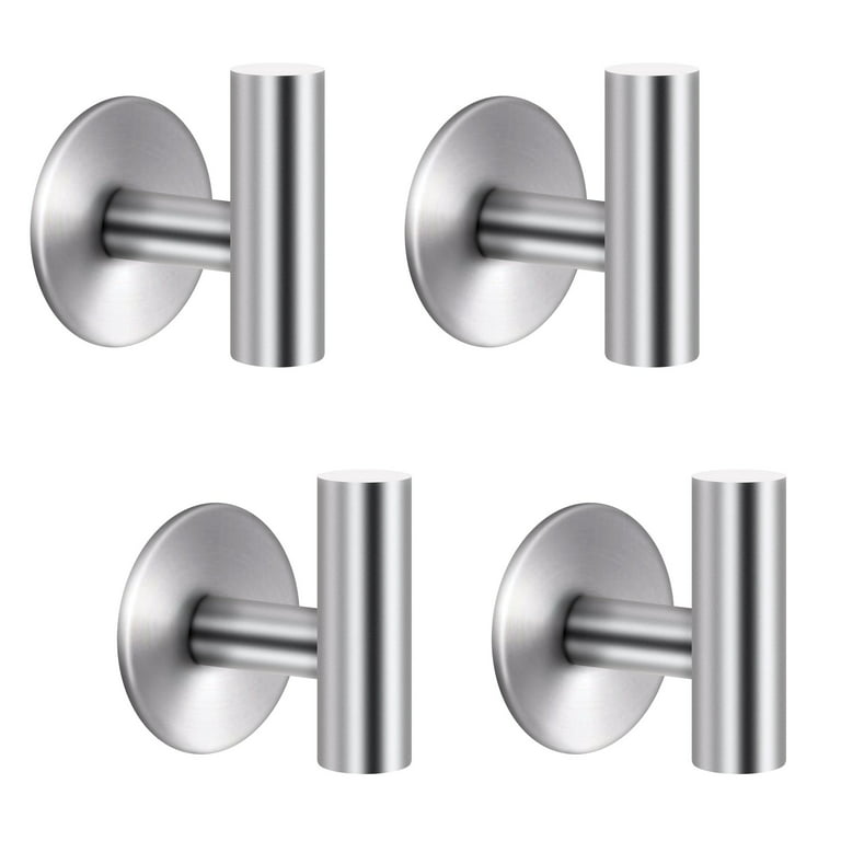 4 Packs Over The Door Hooks, Cubicle Hooks for Hanging, Stainless