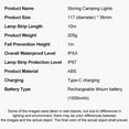 thumbnail image 6 of LED Night Light 100LM 1500mAh Type-C Rechargeable IP67 Waterproof (Army Green), 6 of 9
