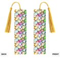 thumbnail image 2 of Kdxio Colorful Easter Eggs Print Metal Tassel Bookmarks,Perfect Gift for Art Lovers and Bookworms Metal Bookmarks for Women, 2 of 8