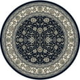 thumbnail image 6 of Dynamic Rugs ANOV69571203464 5 ft. 3 in. x 7 ft. 7 in. Ancient Garden 57120 Oval Traditional Rug - 3464 Navy, 6 of 7