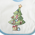 thumbnail image 4 of Inktastic Christmas Tree Boys or Girls Baby Bib, 4 of 4