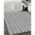 thumbnail image 2 of Ahgly Company Indoor Rectangle Patterned Gray Novelty Area Rugs, 4' x 6', 2 of 6