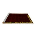 thumbnail image 2 of Ahgly Company Machine Washable Indoor Square Abstract Yellow Modern Area Rugs, 6' Square, 2 of 4