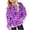 Purple, variant on SwiftWear Boys Girls Hoodies Kids Long Sleeve Pullover Snowflake Sweatshirts with Hood Pocket for 4-14T, Blue