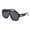 Black grey, variant on Fashion Sunglasses for Women Men, Trendy European and American Style Large Frame UV400 Protection PC Lens