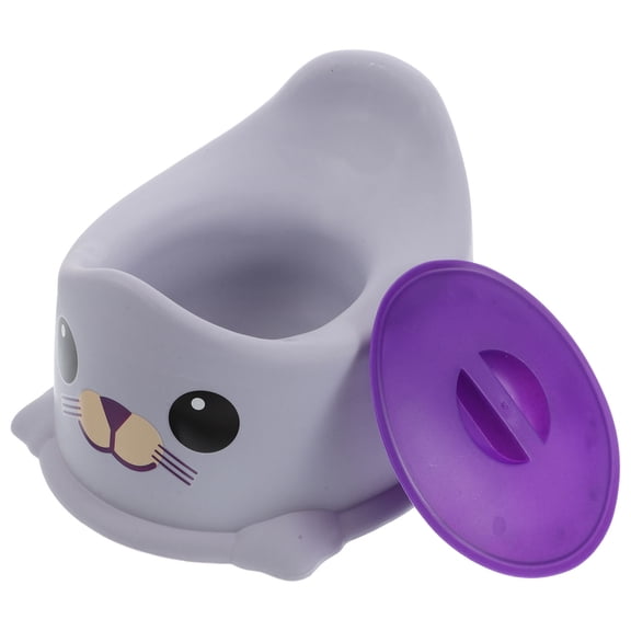 Niceauty Lavender Portable Toilet Seat with Removable Lid and Antislip Ring for Toddlers