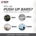 thumbnail image 2 of Q&Q BASICS Push Up Bars for Home Workout – Non-Slip Handles, Portable, Stable & Strong, 2 of 9