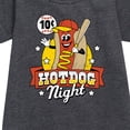thumbnail image 2 of Instant Message - Ten Cent Hotdog Night - Girls Ss Fleece Dress, 2 of 5