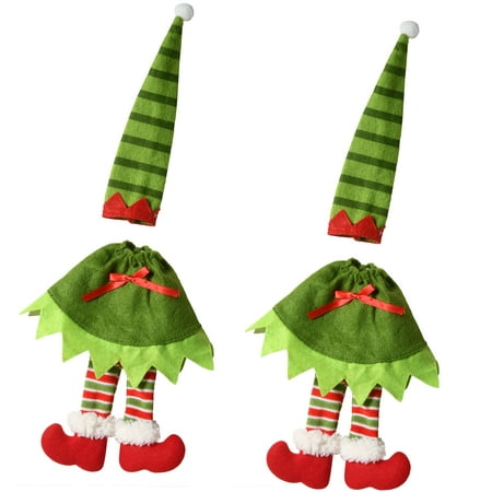 Wine Bottle Elf Costume Cover, Set of 2