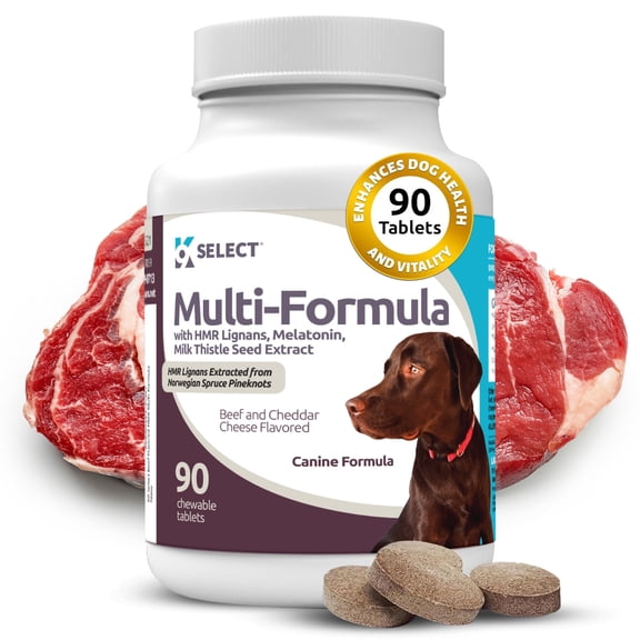 K9 Select HMR Lignans   Multi-formula Tablets for Dogs, Beef Flavor, 30 mg