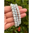 thumbnail image 3 of Aquamarine Crystal Bead Bracelet 6-8mm, Wholesale Genuine Aquamarine Stretch Gemstone Bracelet, Gift for Men & Women (5), 3 of 8