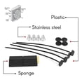 thumbnail image 3 of Yimiti 2 Set Car Electric Radiator Fan Mounting Kit Plastic Ties Straps, 3 of 9
