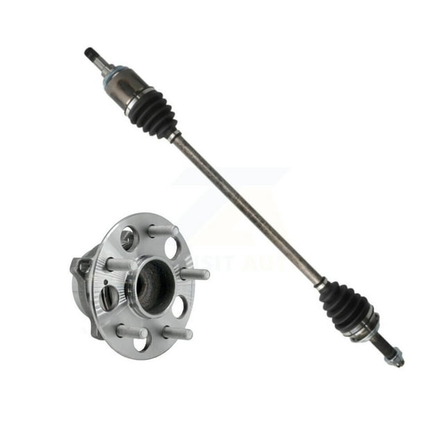 Kugel Rear Right (Passenger Side) CV Axle Drive Shaft and Complete Wheel Hub Bearing Assembly Kit for Car 2017-2021 Honda CR-V FWD with Automatic CVT transmission KN7-100727