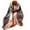 Khaki, variant on Axiiglly Scarf for Women Soft Warm Plaid Scarf Comfy Cold Weather Fleece Winter Scarves Casual Outdoor Shawl Wraps Chunky Fringe Cable Knit Scarf