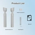 thumbnail image 6 of VR Game Handle Attachments Extension Grips for Meta/Oculus Quest 3, Extension Handle to Play Gorilla Tag Long Arms Grips Beat Saber Golf Club Baseball, 6 of 8