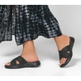 thumbnail image 2 of Sandalia Slide Skechers On-the-Go 600 Glistening para mujer, color negro, 2 of 7