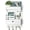 White, variant on Rebee Vision Pine Wood Key Holder Wall Mount with Drawer Organizer – Modern Mail and Key Organizer for Wall with 6 Robust Hooks & a Floating Shelf (Light Brown, 12inch)