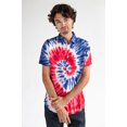 thumbnail image 2 of Ragstock Rayon Tie Dye Button Up Shirt, 2 of 4