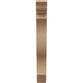 thumbnail image 2 of Ekena Millwork 3 1/2"W x 16"D x 28"H Funston Traditional Rough Cedar Woodgrain TimberThane Bracket, Primed Tan, 2 of 6