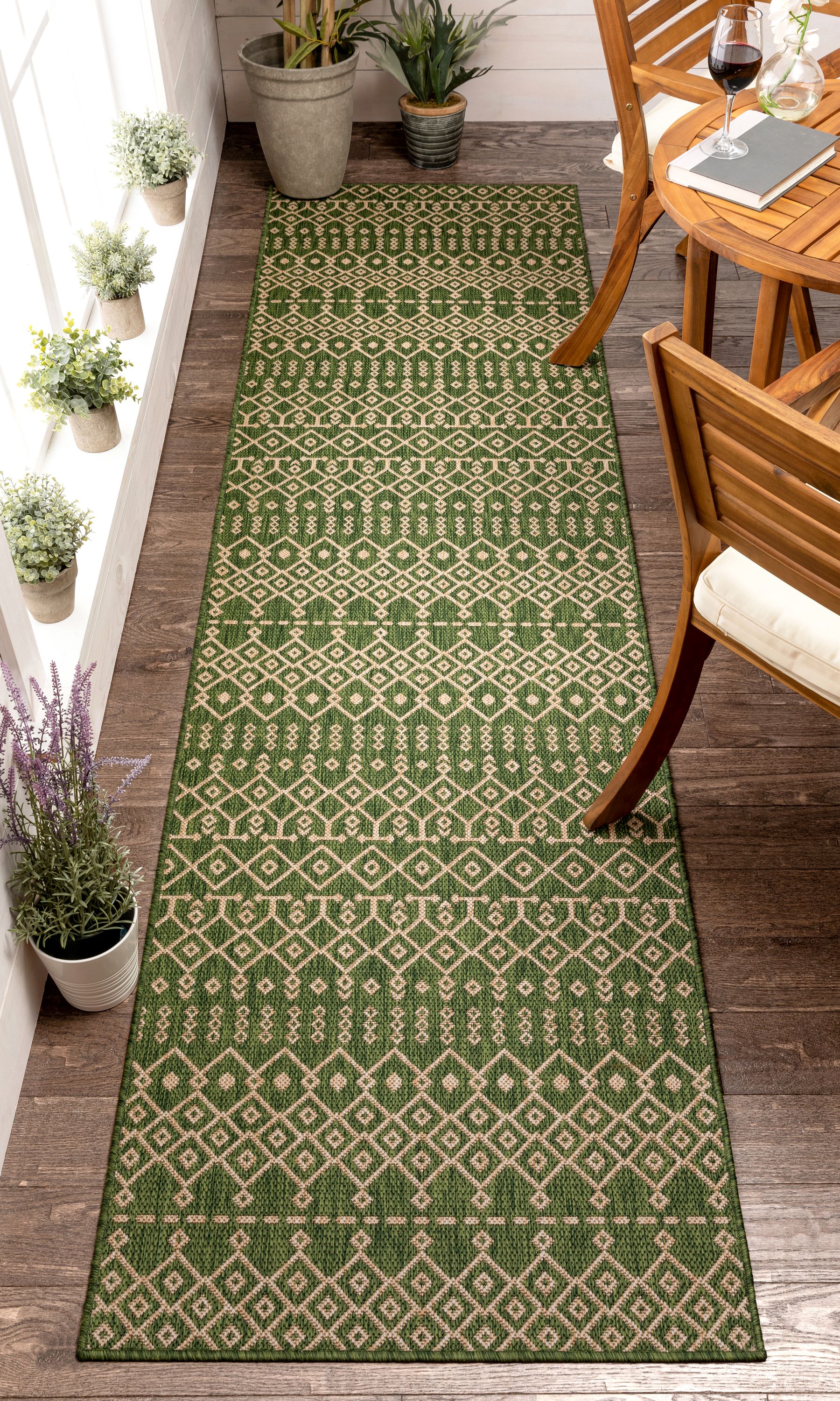Well Woven Medusa Nord Green Moroccan Tribal Indoor Outdoor 2 7 X 9 10 well-woven-medusa-nord-green-moroccan-tribal-indoor-outdoor-2-7-x-9-10