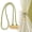 Yellow*2, variant on VKLU Purple 2PC Flower Curtain Tiebacks, 43" Handmade Woven Rope Drapes Holdbacks, No Drill Floral Fasteners