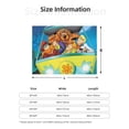 thumbnail image 2 of Lsque Scooby-Doo Print Flannel Throw Blanket, Ultra-soft Blanket for Bed, Couch, Car, Hypoallergenic Anti-pilling blanket-50"x40", 2 of 8