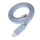 thumbnail image 5 of Cable de la Consola USB, Cable de Consola de Serie Cat5 Masculino A RJ45 Masculino A RJ45, Cable Plano de Serie USB 2.0 A RJ45 Para Enrutadores, 1.8m / 6 pasteles, 5 of 7