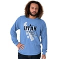 thumbnail image 5 of Great Salt Lake Utah State Pride Long Sleeve TShirt Men Women Brisco Brands S, 5 of 6