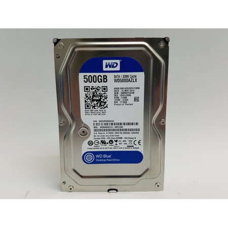 Pre-Owned Western Digital 500 GB 32 MB Cache SATA III internal Hard Disk Drive