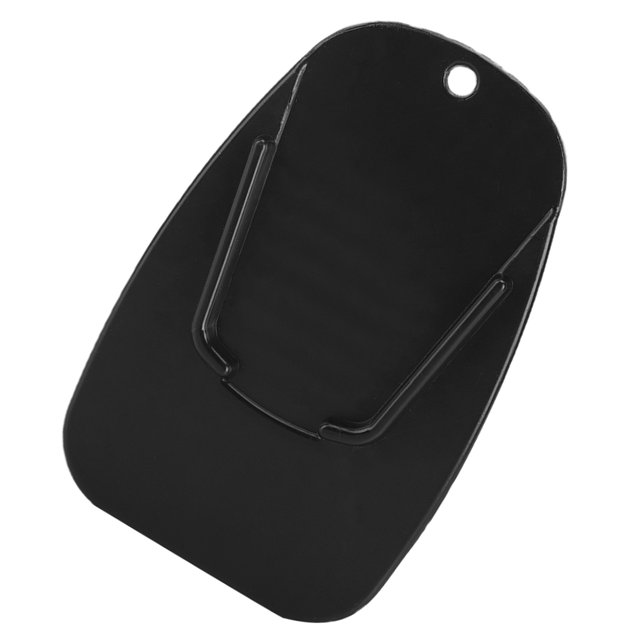 Universal Motorcycle Kickstand Pad for Soft Ground Outdoor Parking, High Durability ABS Plastic Material, Avoid Scuff Marks on Ceramic Tile, Special Pattern for Better Ground
