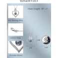 thumbnail image 4 of Projection Necklace Picture Necklace Photo Necklace Christmas Jewelry Gifts for Women Mom Mother Wife, 4 of 7