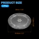 thumbnail image 2 of Uxcell 2 Pack Plato giratorio Lazy Susan de acrílico, organizador transparente de 6.5 pulgadas, bandeja giratoria de 360 grados para estante de especias, mesa, decoración de cocina y baño, 2 of 7