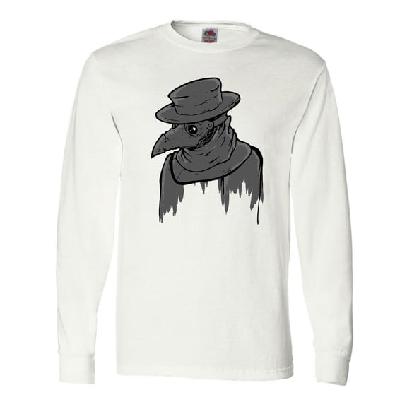 Inktastic Plague Doctor Spooky Gothic Graphic Long Sleeve T-Shirt