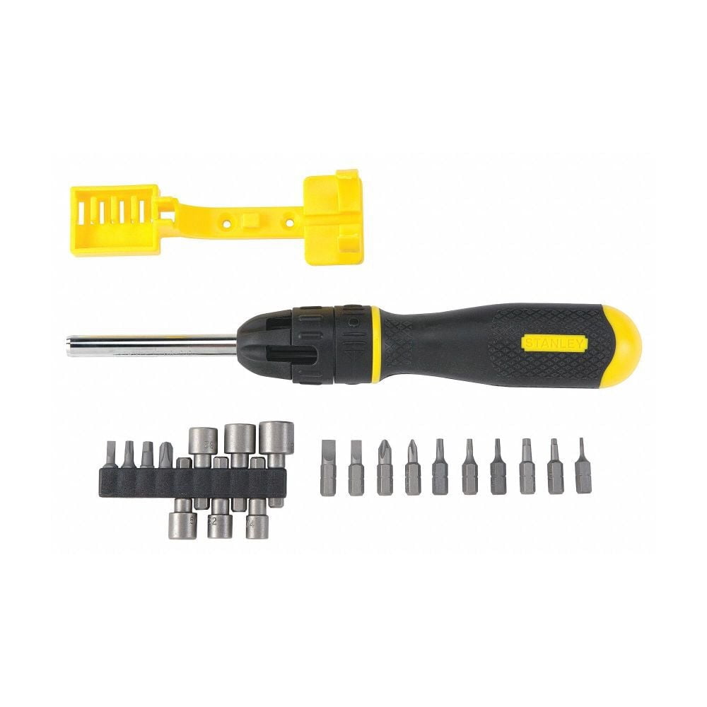 Stanley Tools 62-574 - 20-Pcs Multibit Ratcheting Screwdriver Kit