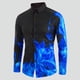 thumbnail image 1 of Camisa para hombre con estampado abstracto de tinta salpicada, moda informal para exteriores, fiesta callejera, camisetas para hombre cómodas y suaves, camiseta de alta calidad, talla grande, 1 of 6