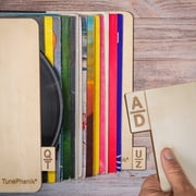 Prosumers Choice | Tunephonik Two-Sided Laser Cut Wooden Record Dividers | 1