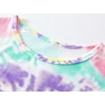 thumbnail image 4 of Beezizac Trendy Tie Dye Spiral Mom and Daughter Matching Pajamas for Women & Girls Soft PJ Set Size S, 4 of 7