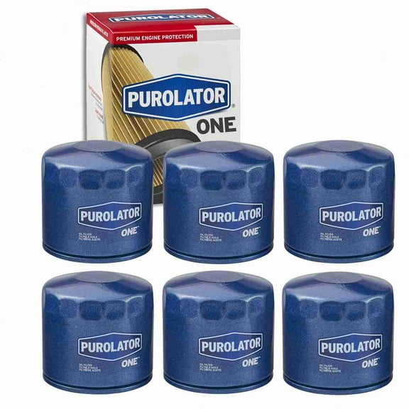6 pc Purolator ONE PL14459 Engine Oil Filters for Oil Change Lubricant Filters Fits select: 2012-2023 HYUNDAI ELANTRA, 1989-2019 HYUNDAI SONATA