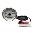 thumbnail image 3 of 85mm 120KMH Motorcycle Waterproof IP67 GPS Speedometer Odometer Gauge Meter For Car Truck Boat 12V 24V With Red Backlight ,Wide Application, 3 of 7