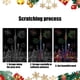 thumbnail image 4 of Adornos navideños de papel para raspar, actividad de grabado nocturno en la ciudad para niños, regalo de cumpleaños de Navidad, juego de dibujo artístico, experiencia de pintura DIY, alegría navideña, 4 of 7