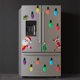 thumbnail image 4 of Calcomanía magnética imanes de Navidad decoración imanes de refrigerador decoración de coche de Navidad, 4 of 9