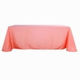 thumbnail image 6 of Efavormart 90x156" CORAL Wholesale Rectangle Polyester Tablecloth Linen Wedding Party Restaurant Tablecloth, 6 of 10