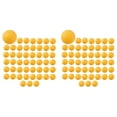 thumbnail image 1 of 100- Pack Premium Ping Pong Balls Advanced Training Table Ball Lightweight Durable Seamless Balls Orange, 1 of 7