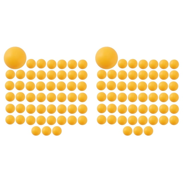 100- Pack Premium Ping Pong Balls Advanced Training Table Ball Lightweight Durable Seamless Balls Orange