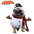 thumbnail image 3 of Disfraz de muñeco de nieve para mascotas, disfraz divertido para perros y gatos, disfraz vertical para mascotas MFZFUKR BST3000709-3, 3 of 6