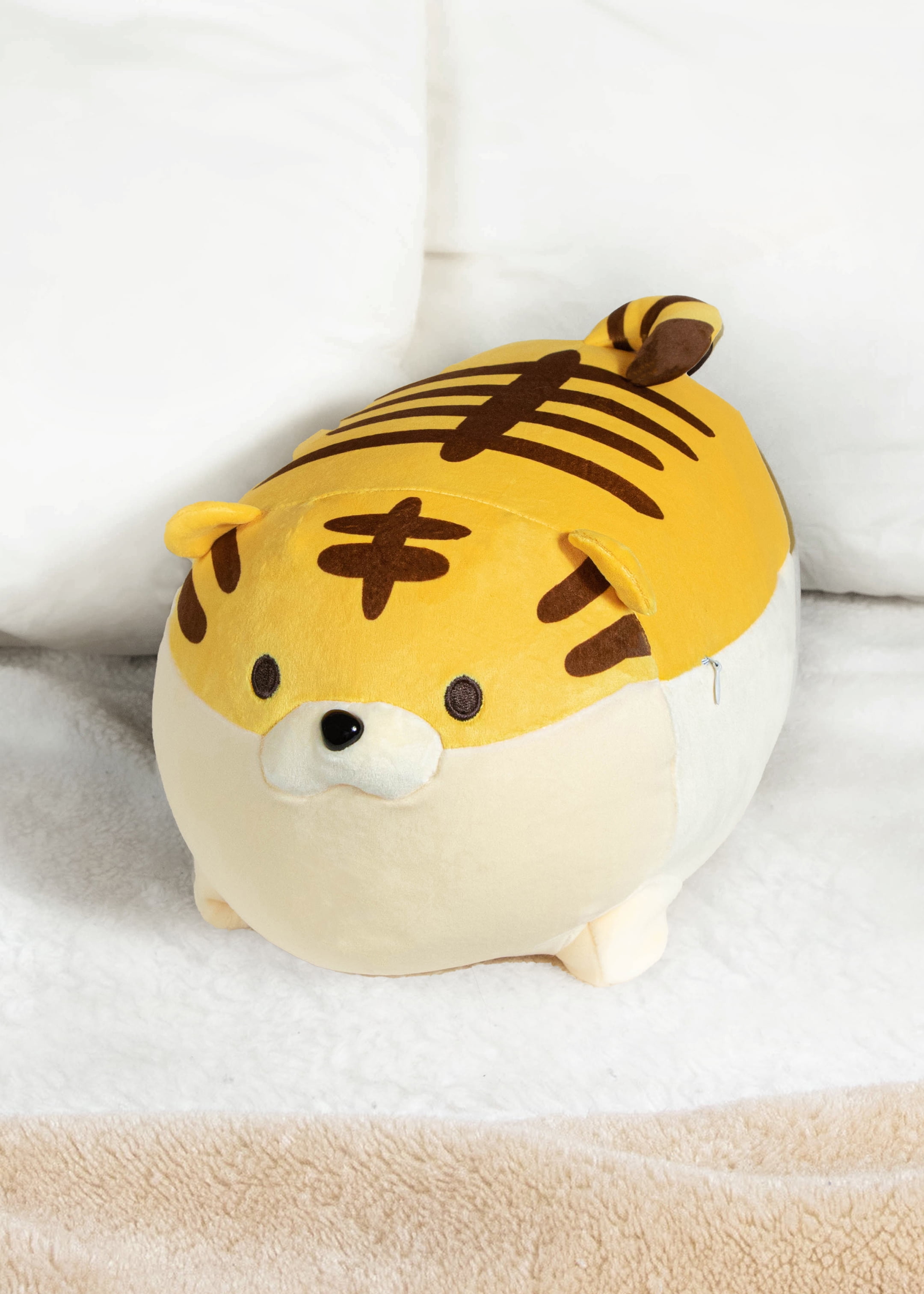 Cute Tiger Plush Pillow Cute and Chubby Stuffed Animal Plushie