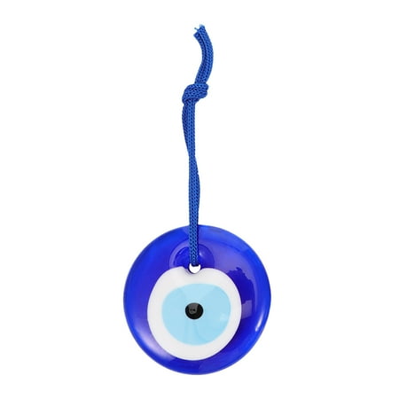 

Etereauty 2PCS Turkish Devil Eye Blue Eye Pendant Blue Eye Bead Hanging Decor Chic Pendant